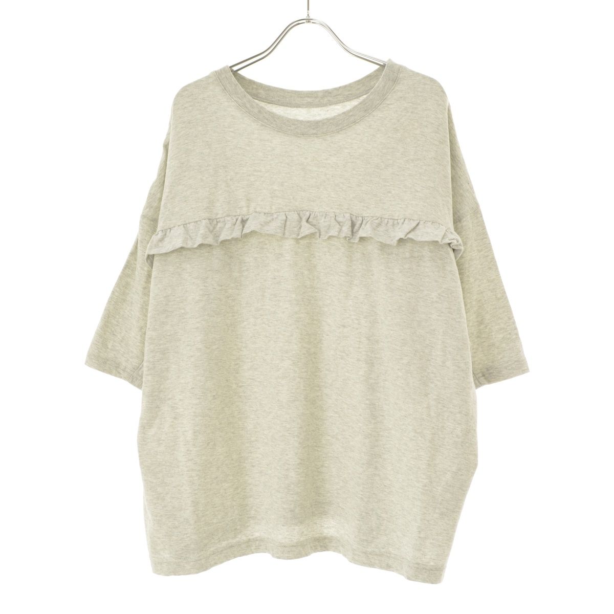 nikoand】323564 2WAY天竺フリルプルオーバー七分袖Tシャツ - メルカリ