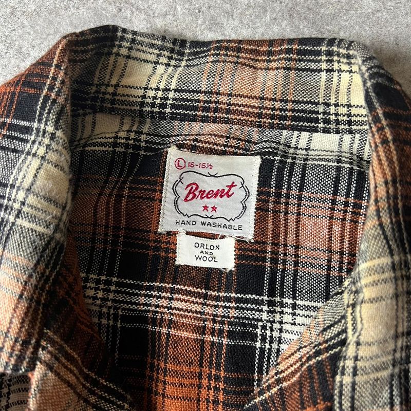 50s BRENT L⁄S Corduroy Open Collar Shirt | VOSTOK 50s〜60s BRENT 開襟