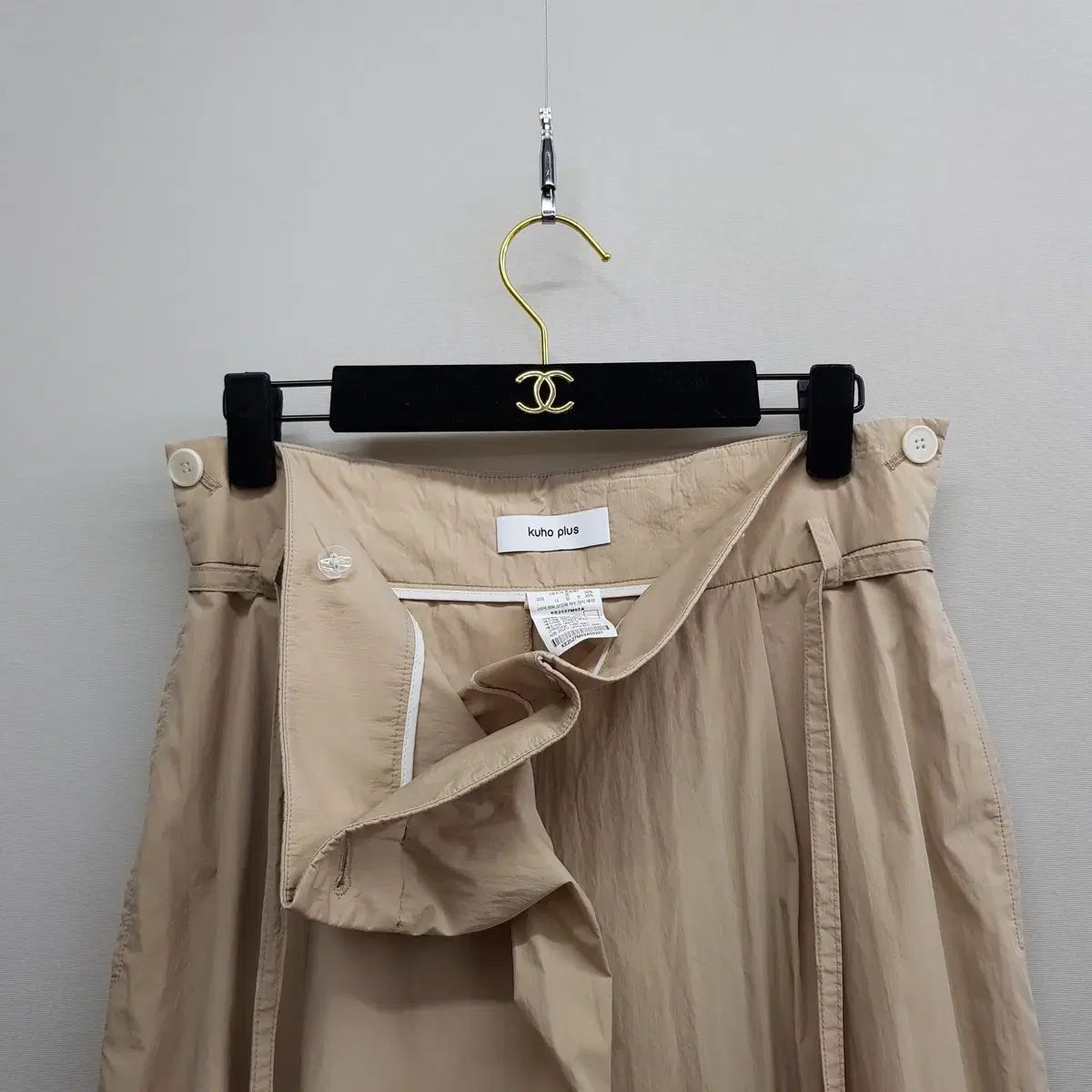 グーホープラス 2025 リネン ブレンド ロング丈スカート 2 サイズ