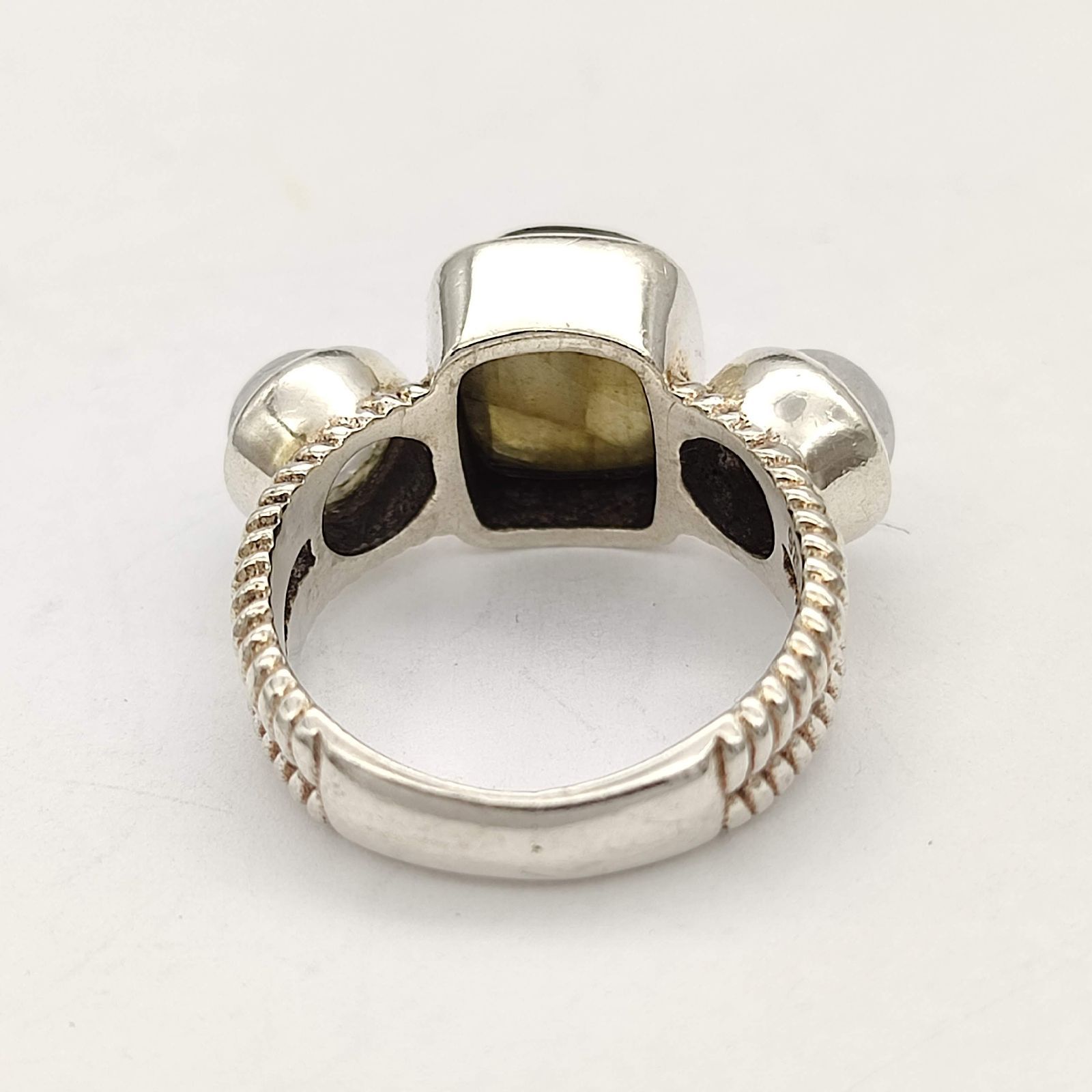 美品】Bijumam ビジュマム ムーンストーンデザインリング SILVER