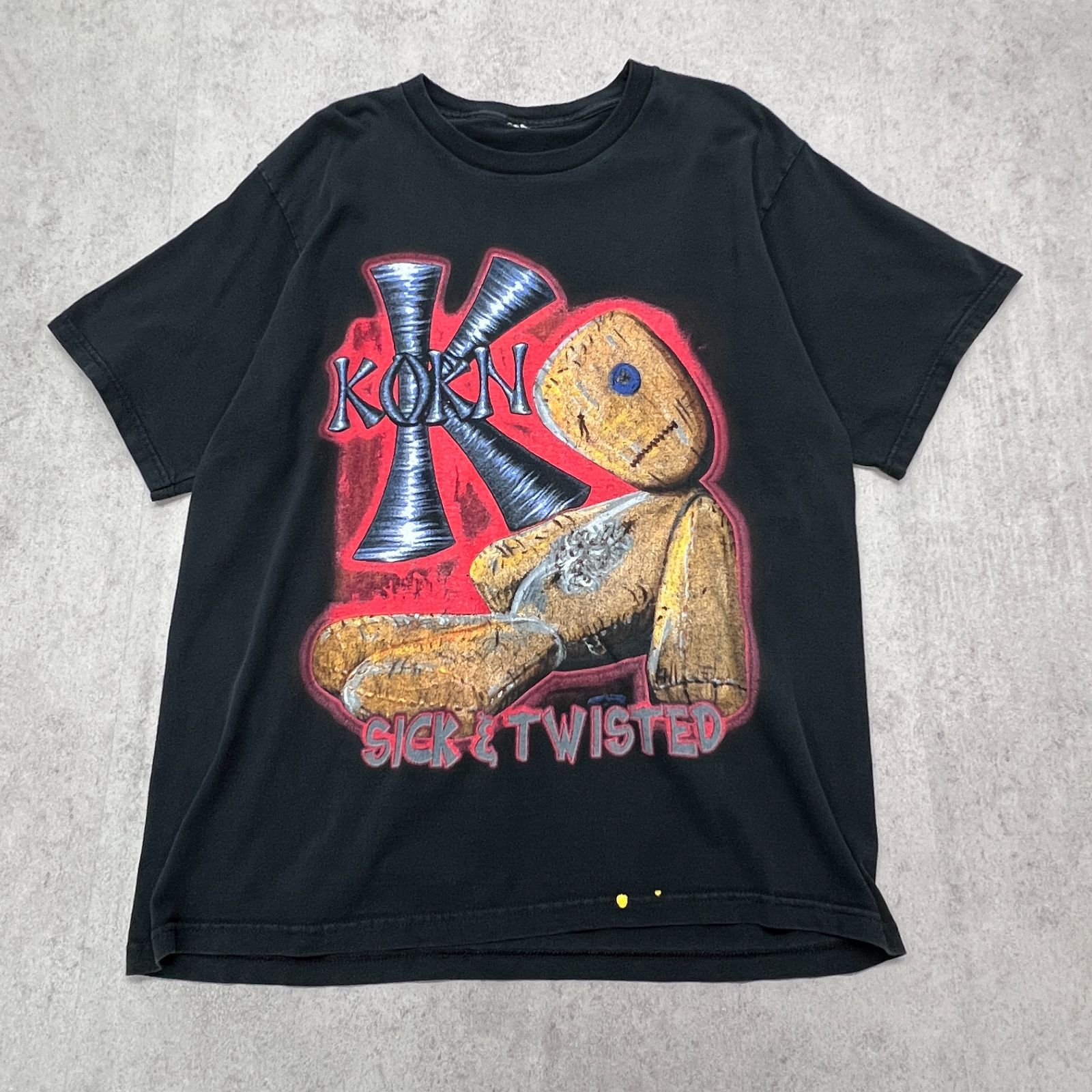 00s KORN コーン SICK & TWISTED ツアーTシャツ トップス 半袖T
