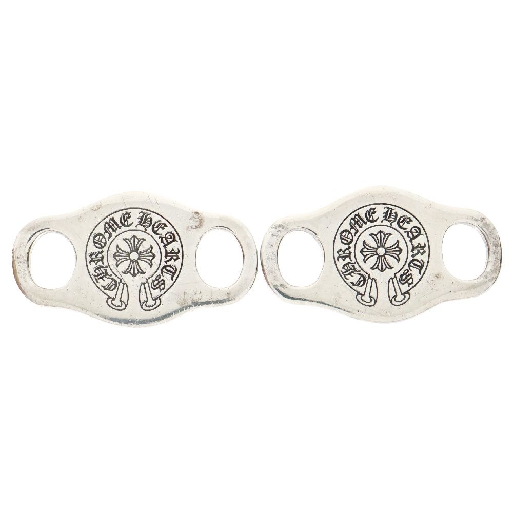 CHROME HEARTS クロムハーツ SHOELACE SET シューレース V1ホースシューシューレース 2個セット シルバー