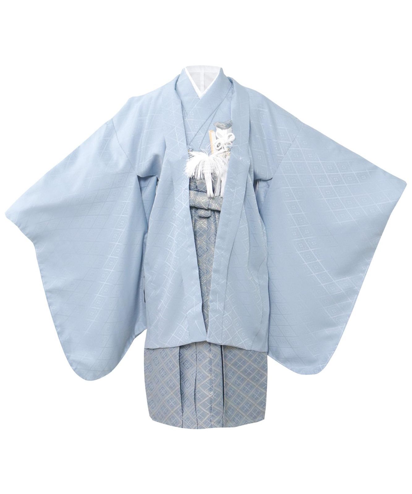 商品 KYOETSU キョウエツ 七五三 5歳 男の子 着物 セット 羽織 袴 フルセット 753 くすみ