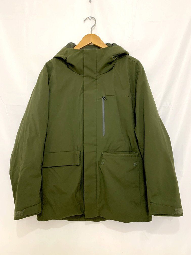 UNIQLO ユニクロ ハイブリッドダウンパーカー サイズ: M カラー: カーキ 美中古品 メンズ トップス