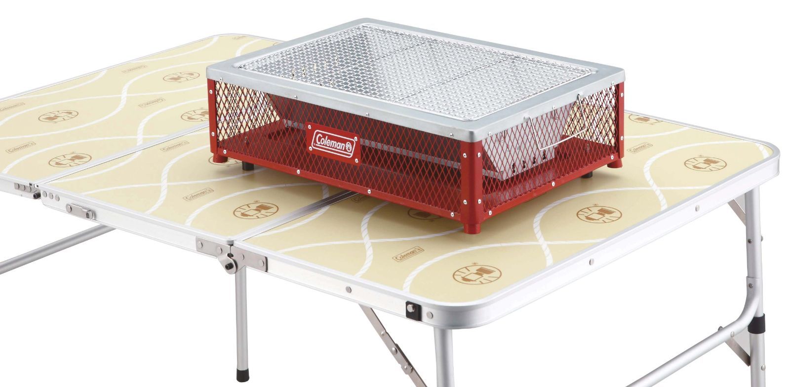 在庫 クールステージツーウェイグリル 3 4人用 コンロ レッド コールマン Coleman 170-9433