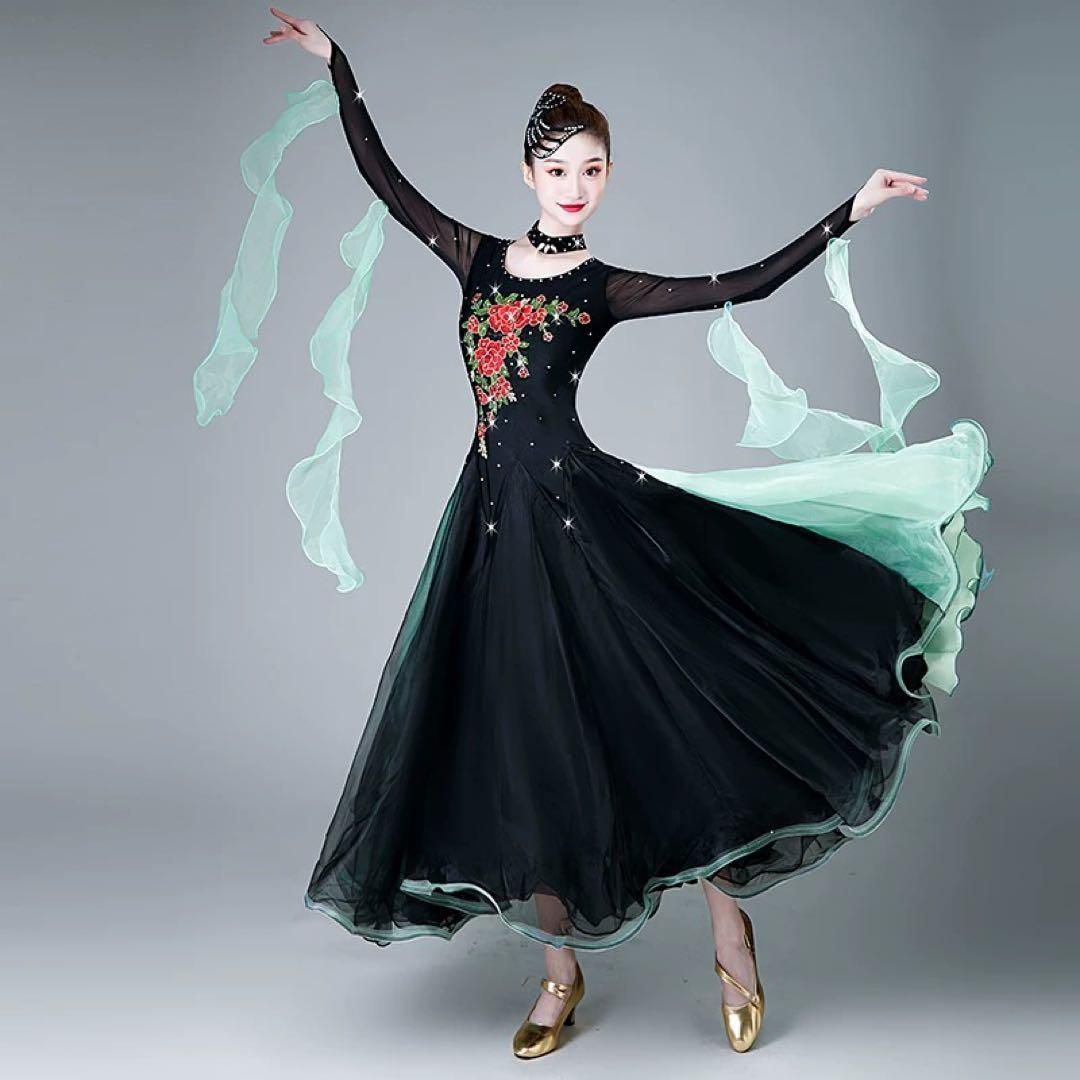 発表会や練習着に！スタンダードドレス☆デモにもおすすめ！ 輝く