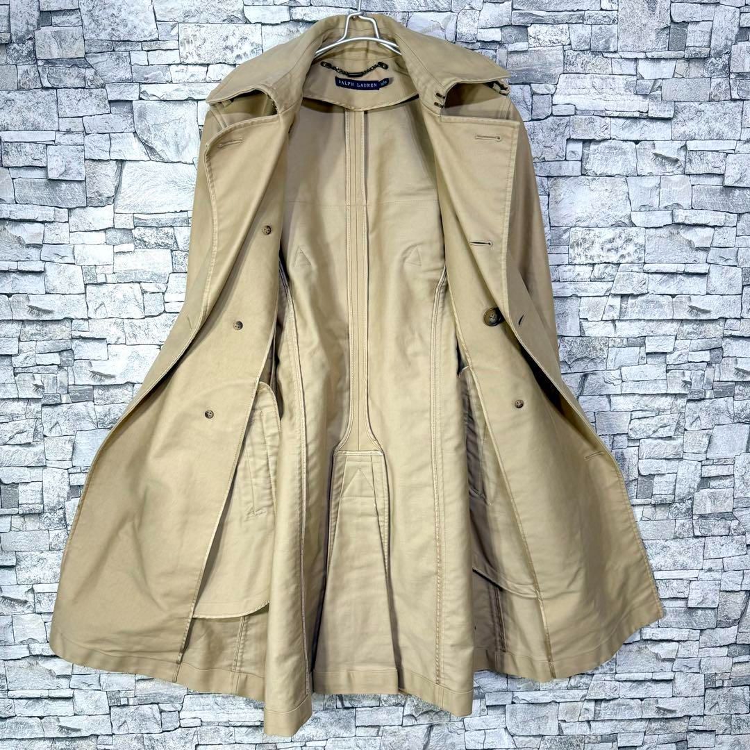 RALPH LAUREN ベージュ トレンチコート RALPH LAUREN ラルフローレン トレンチコート コットン