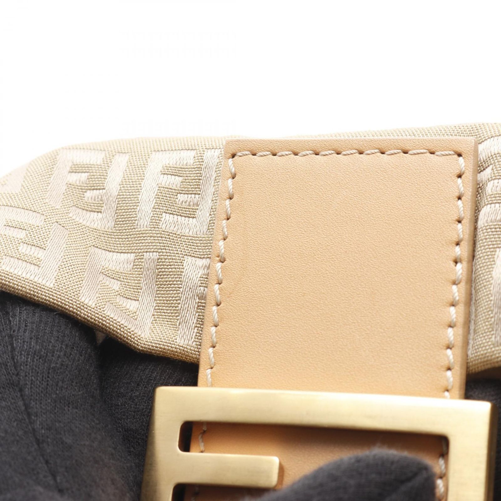 しーさん FENDI ショルダーバッグ マンマ キャンバス ズッキーノ レザー フェンディ FENDI ショルダーバッグ マンマバケット ズッキーノ