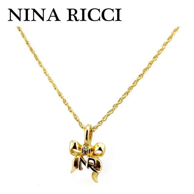 ニナリッチ ネックレス アクセサリー レディース ゴールド ゴールド&シルバー素材×ラインストーン NINA RICCI L3858 - メルカリ