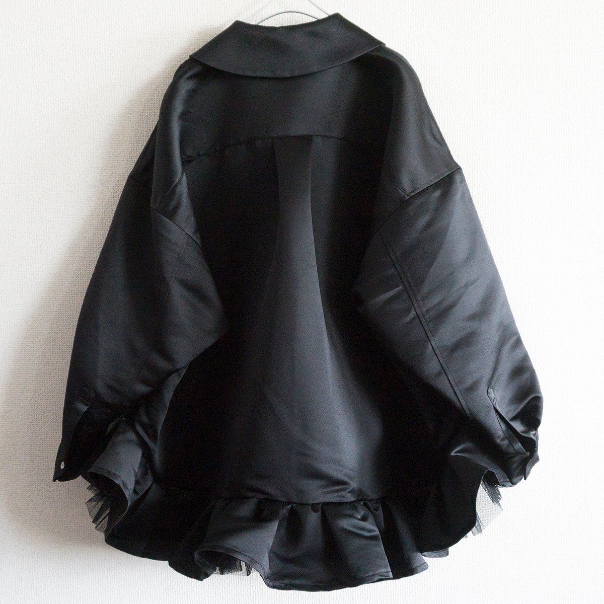 極美品】COMME des GARCONS GIRL【2022AW/ラッフルトリム シャツ