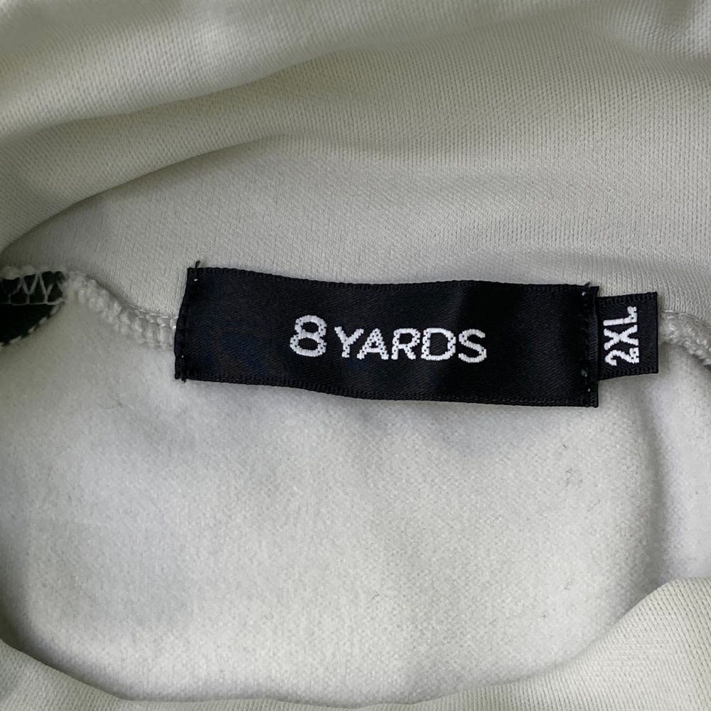 サイズ：2XL 8YARDS ハチヤーズ  ハイネック長袖Tシャツ  ホワイト系 [240101480994] ゴルフウェア メンズ ストスト 8YARDS ハチヤーズ 裏起毛ハイネック長袖Tシャツ ホワイト系 2XL
