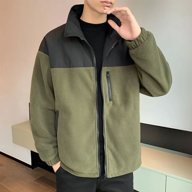 最新作，新作】 ゴルフウェア メンズ 冬 秋 長袖 ボアジャケット 裏