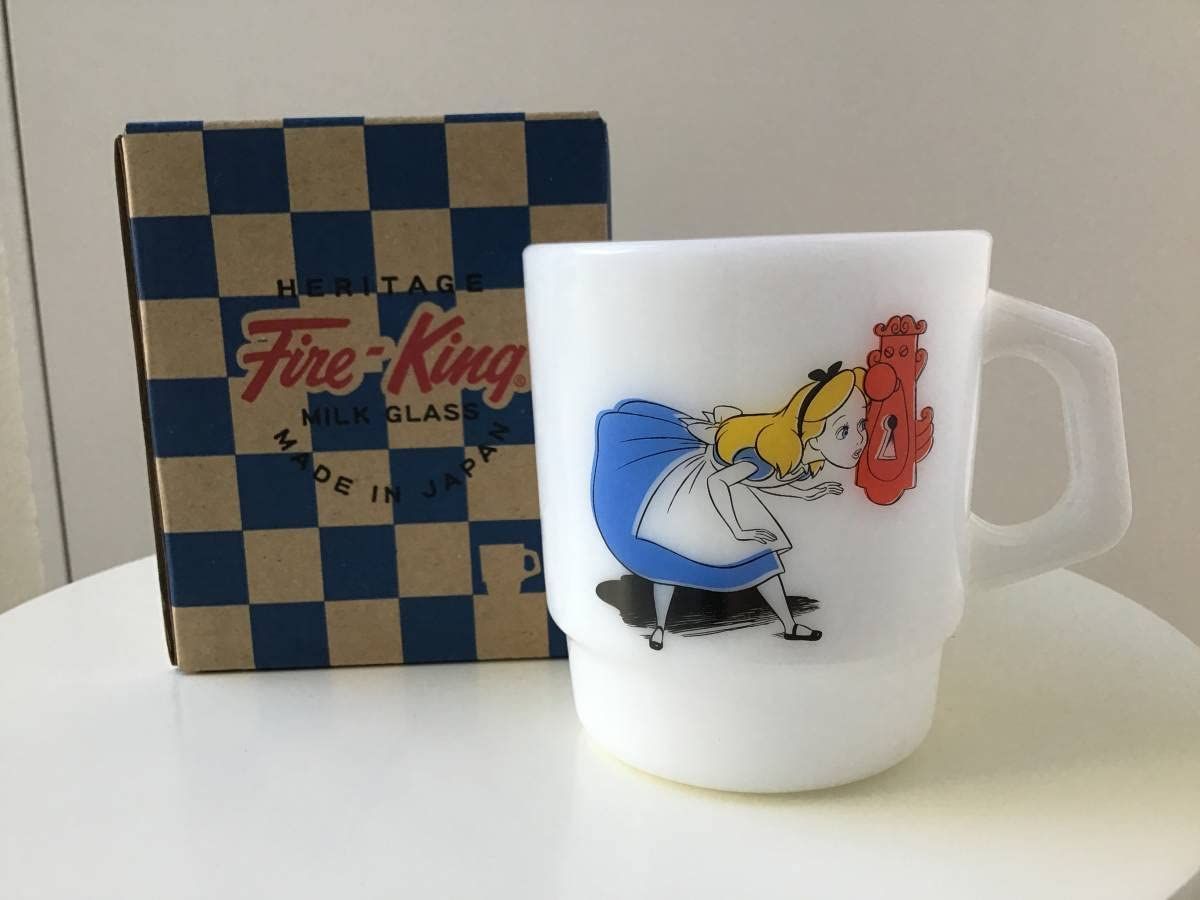 【特価商品】ふしぎの国のアリス スタッキングマグ アリス Fire King マグカップ ファイヤーキング ジャパン ファイヤーキングジャパン old