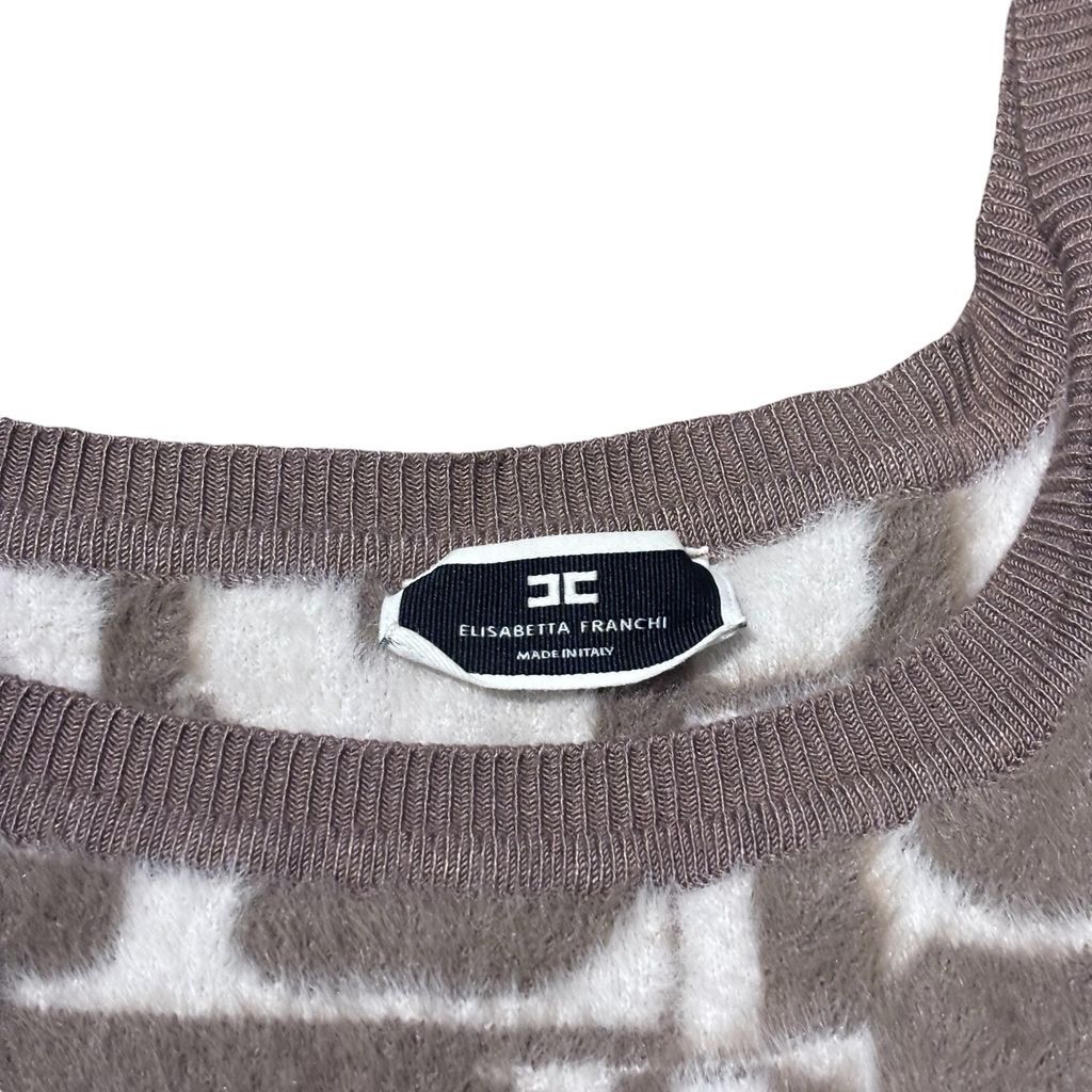 ELISABETTA FRANCHI エリザベッタフランキ ニットワンピース ELISABETTA FRANCHI エリザベッタフランキ Abito Maglia Knitted