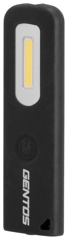 GENTOS(ジェントス) 作業灯 LED ワークライト スリムバータイプ USB充電式(専用充電池) 100ルーメン ガンツ GZ-701 防水 マグネット COB [明るさ100ルーメン/実用点灯2.5時間 GZ-701]