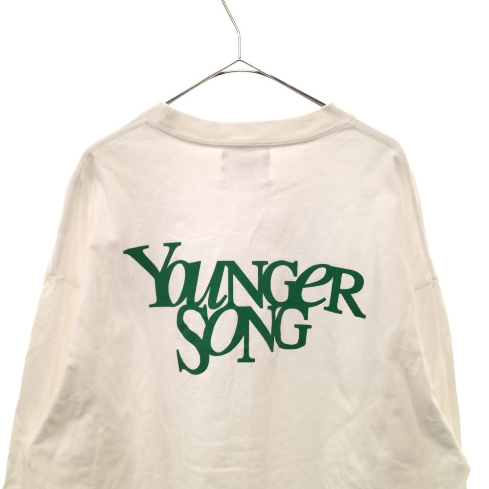 YOUNGER SONG (ヤンガーソング) バックロゴプリント ロング