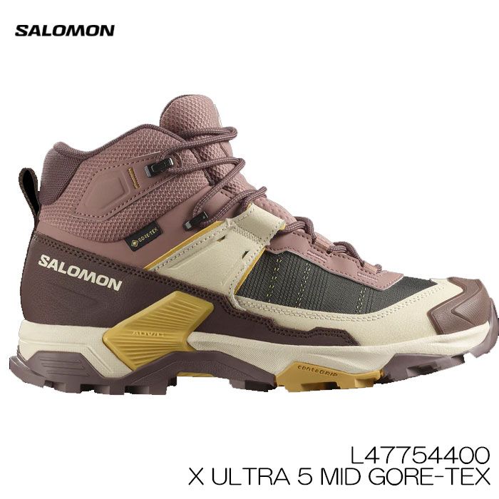 ハイキングブーツ SALOMON サロモン X ULTRA 5 MID GORE-TEX W エックス ウルトラ トレッキング レディース 女性用 日本 L47754400