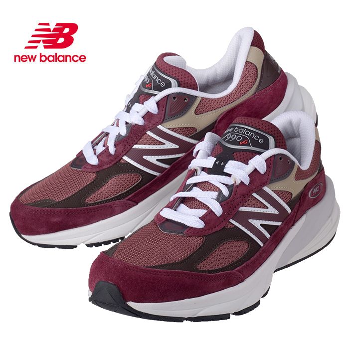 New Balance ニューバランス Made in USA U990BT6 Dワイズ メンズ スニーカー バーガンディー