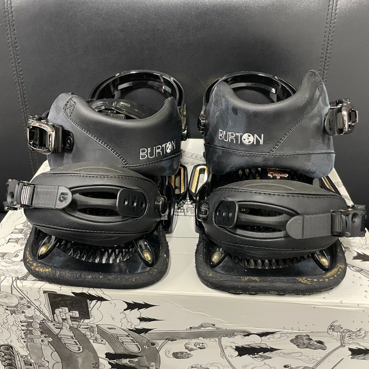 BURTON FREESTYLE ビンディング Mサイズ BURTON CUSTOM バイン Mサイズ