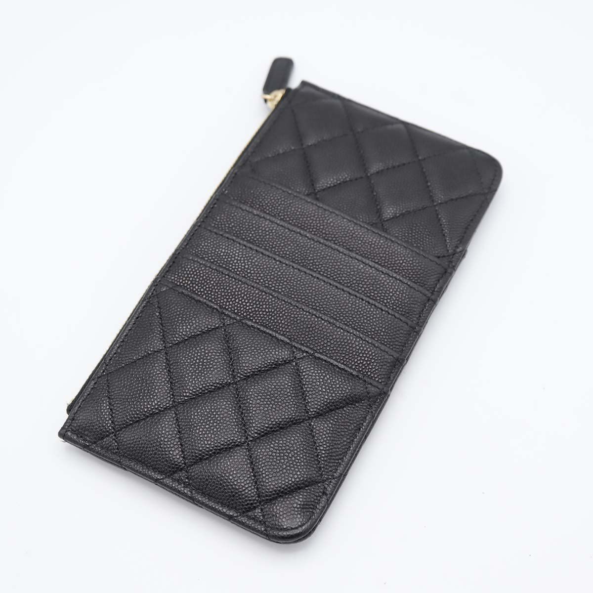 CHANEL シャネル フラグメントケース キャビアスキン マトラッセ
