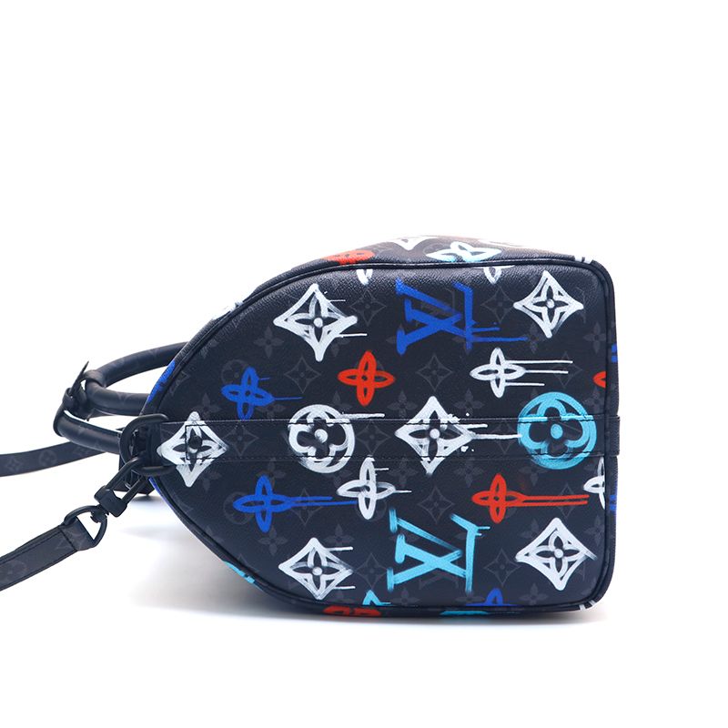 美品　激レア　ヴィトン　モノグラム　グラフィティ　キーポル 50 ボストンバッグ LOUIS VUITTON ルイ・ヴィトン ボストンバッグ キーポル バンド