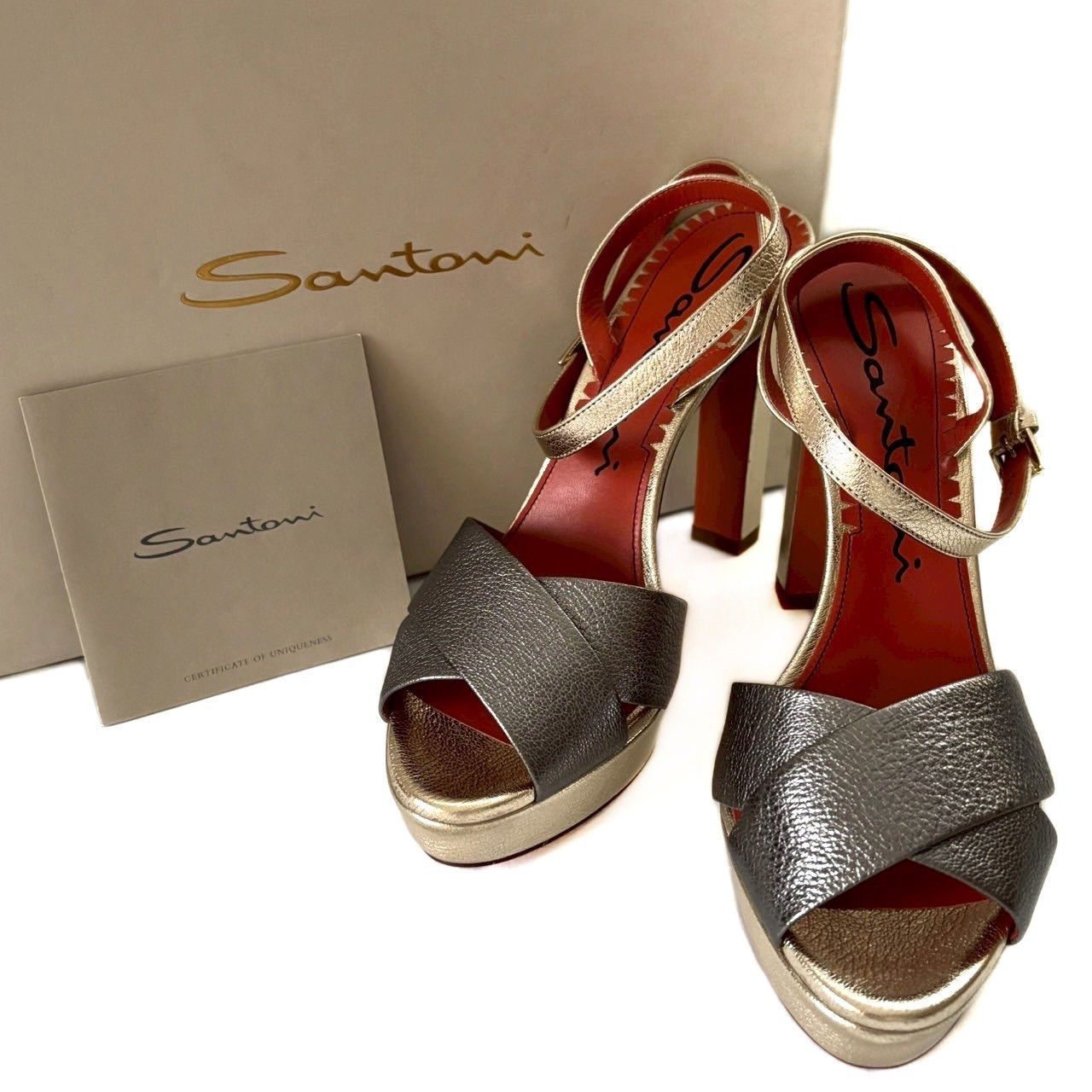 Santoni - 【約8万・新品】 santoni サントーニ サンダルの通販