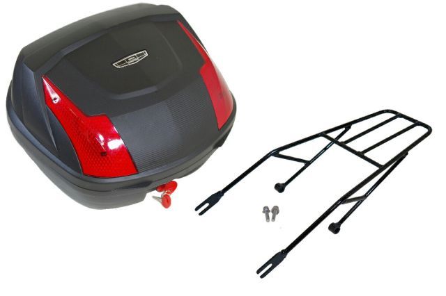 スーパーカブ C125 純正キャリア 新車外し レッド  希少品 スーパーカブ125 C125 JA48用リアキャリア 32リッターリア