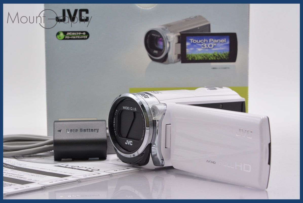 上 ビクター JVC Everio GZ-E565 38x 元箱 バッテリー 取扱説明書付属 完動 同梱可 mj5680