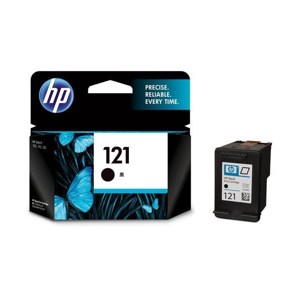 (まとめ) HP121 プリントカートリッジ 黒 CC640HJ 1個  