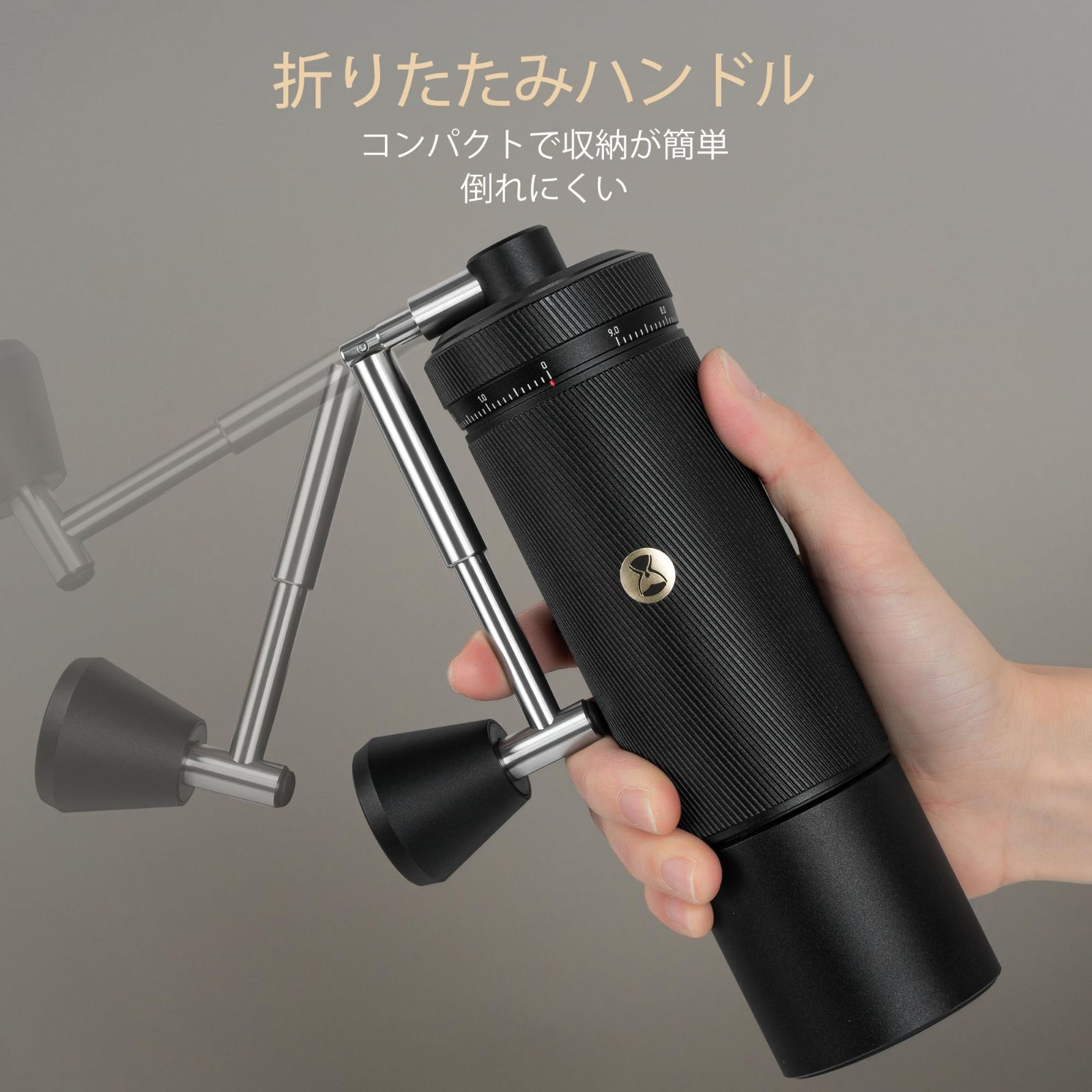 【大割引SALE】 在庫 890臼刃搭載 S2C 外部調節 全金属製 手挽きコーヒーミル 耐久性が高く コーヒーミル S3 TIMEMOREタイムモア