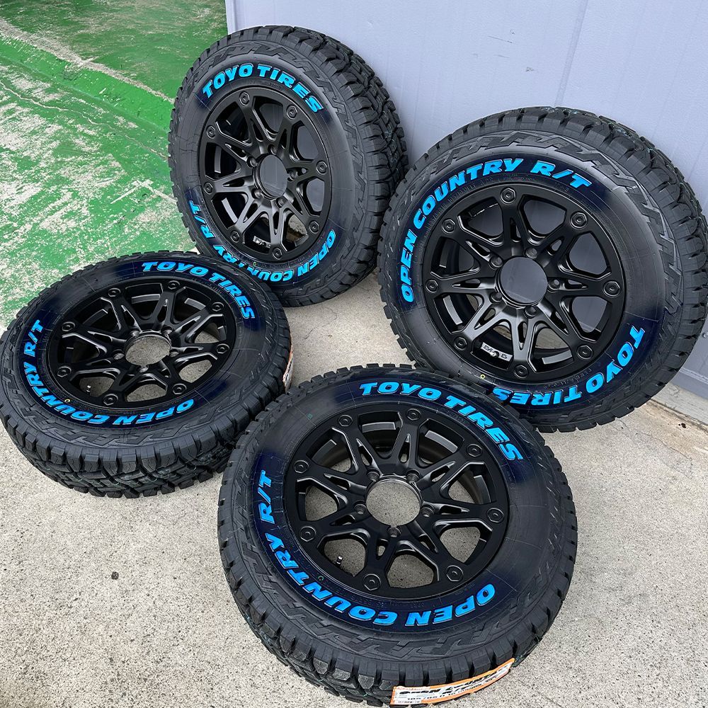 愛情梱包 ジムニー JB23 JB64 16インチ Bounty Collection BDX08 トーヨー オープンカントリー RT  185/85R16 ホワイトレター 白文字 タイヤホイール - メルカリ