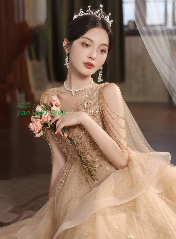 ドレス 大人 ピアノ 発表会 ロング丈 ぽっちゃり ピアノ発表会 大きいサイズ 袖付き 演奏会 Aライン ワンピース イブニングドレス yan5a824841