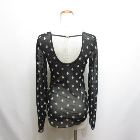 ソリン SORIN 美品 SWAN LAKE U-NECK TOP シアー カットソー 38
