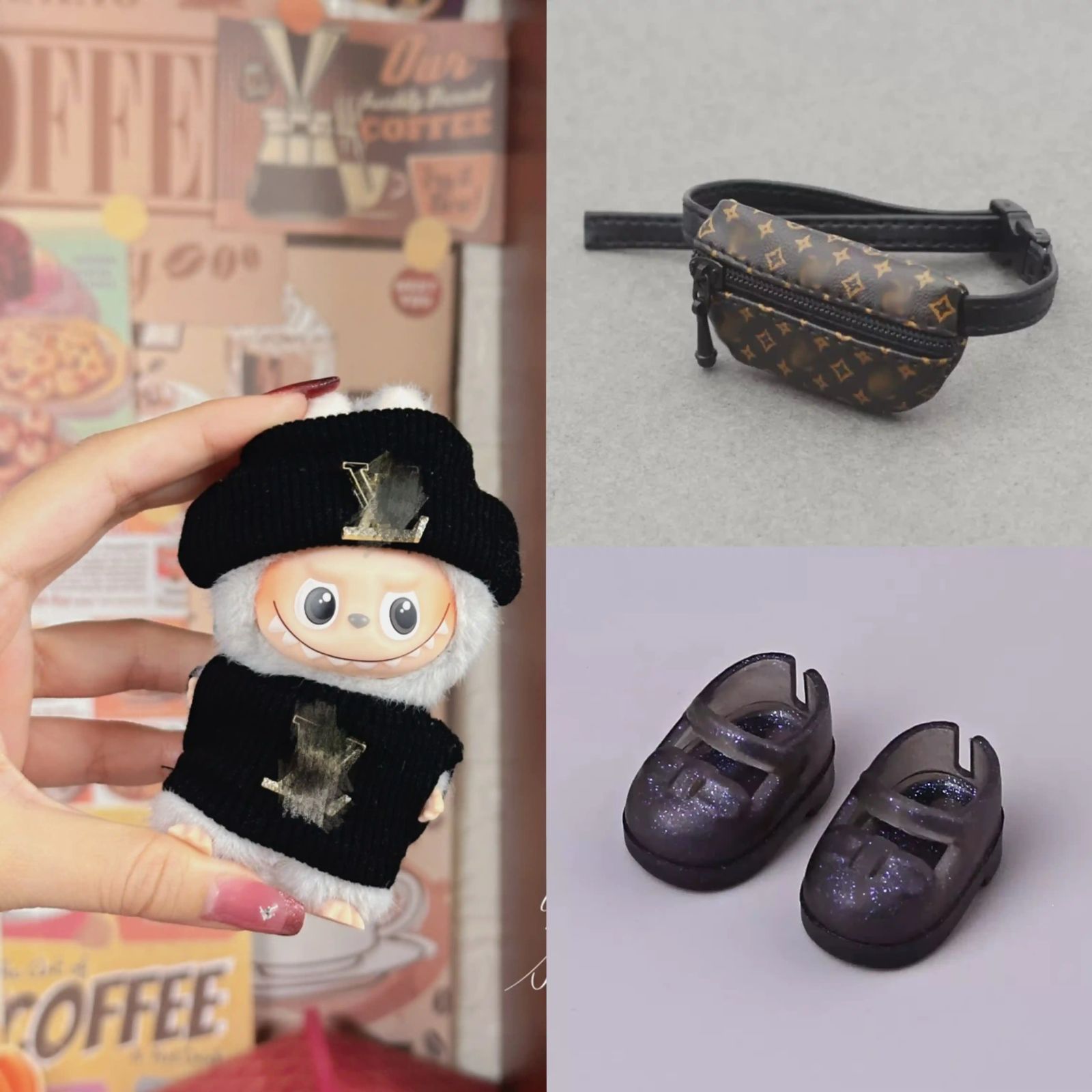 ぬいぐるみ服 labubu mini 4.0 10.5cm 第4世代通用 着せ替え