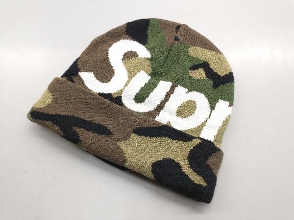 Supreme シュプリーム 17AW Big Logo Cashmere Beanie ニット帽 迷彩