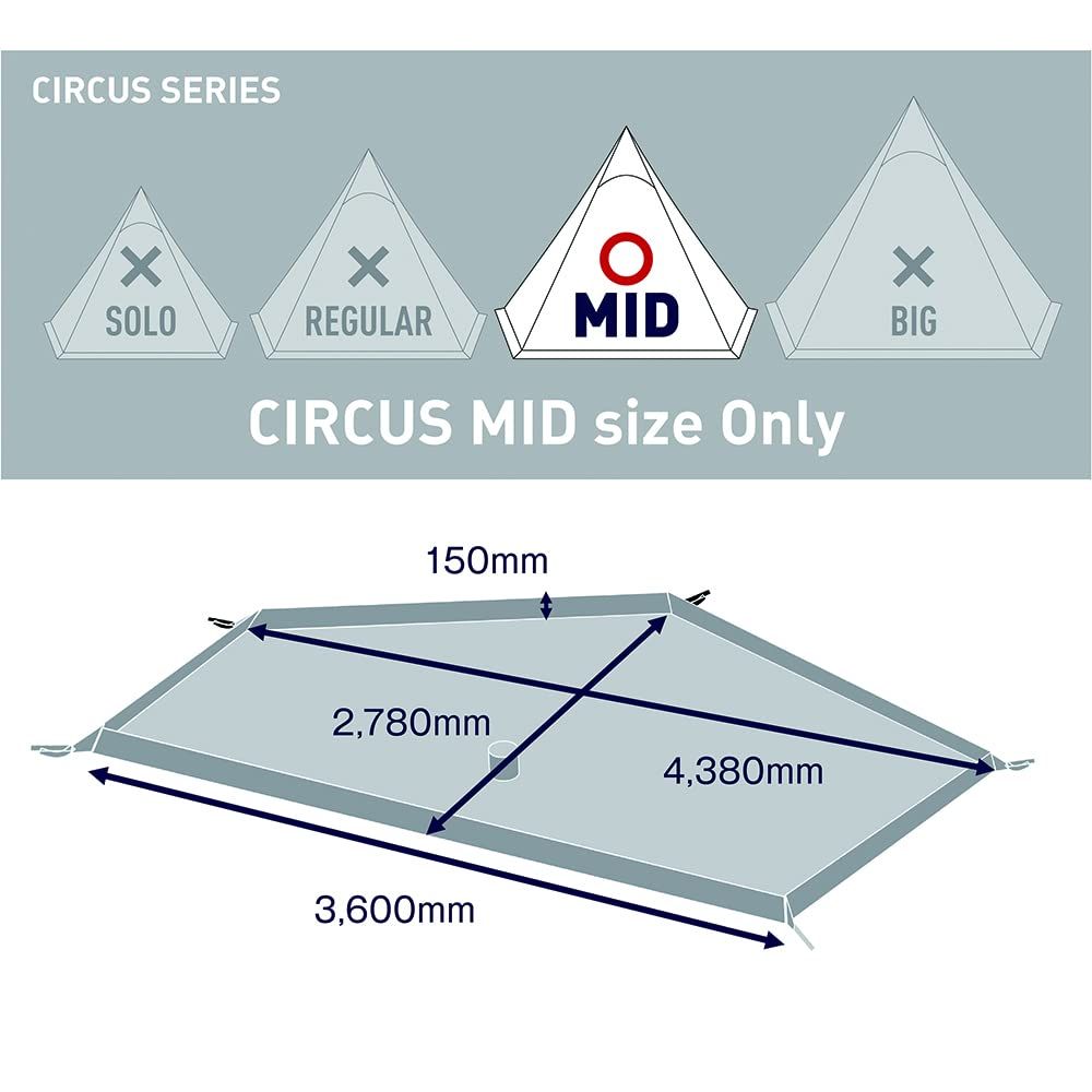 サーカスTCコンフォートMIDとグランドシート サーカス TC コンフォート ミッド｜TENT｜PRODUCTS｜tent-Mark