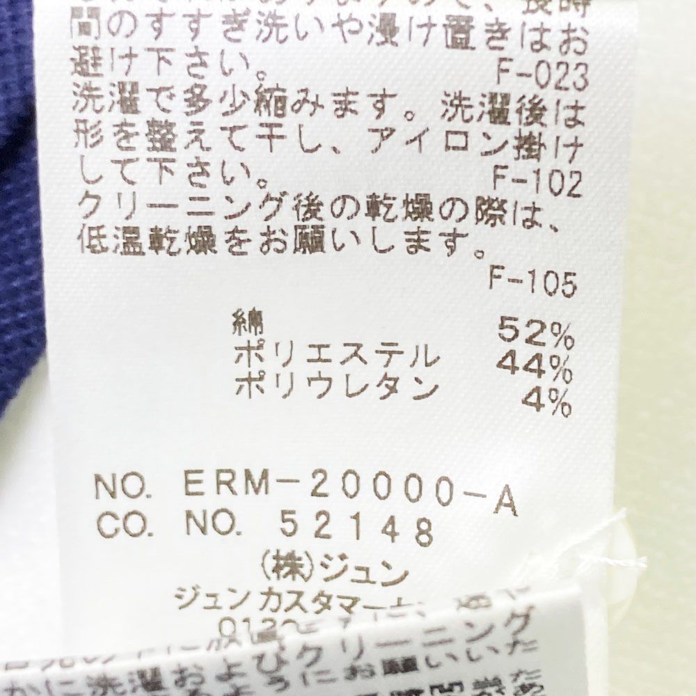 サイズ：M JUN&amp;ROPE ジュン アンド ロペ ERM-20000 半袖ポロシャツ  ネイビー系 [240101416566] ゴルフウェア レディース ストスト JUN&ROPE ジュン アンド ロペ ERM-20000 半袖ポロシャツ