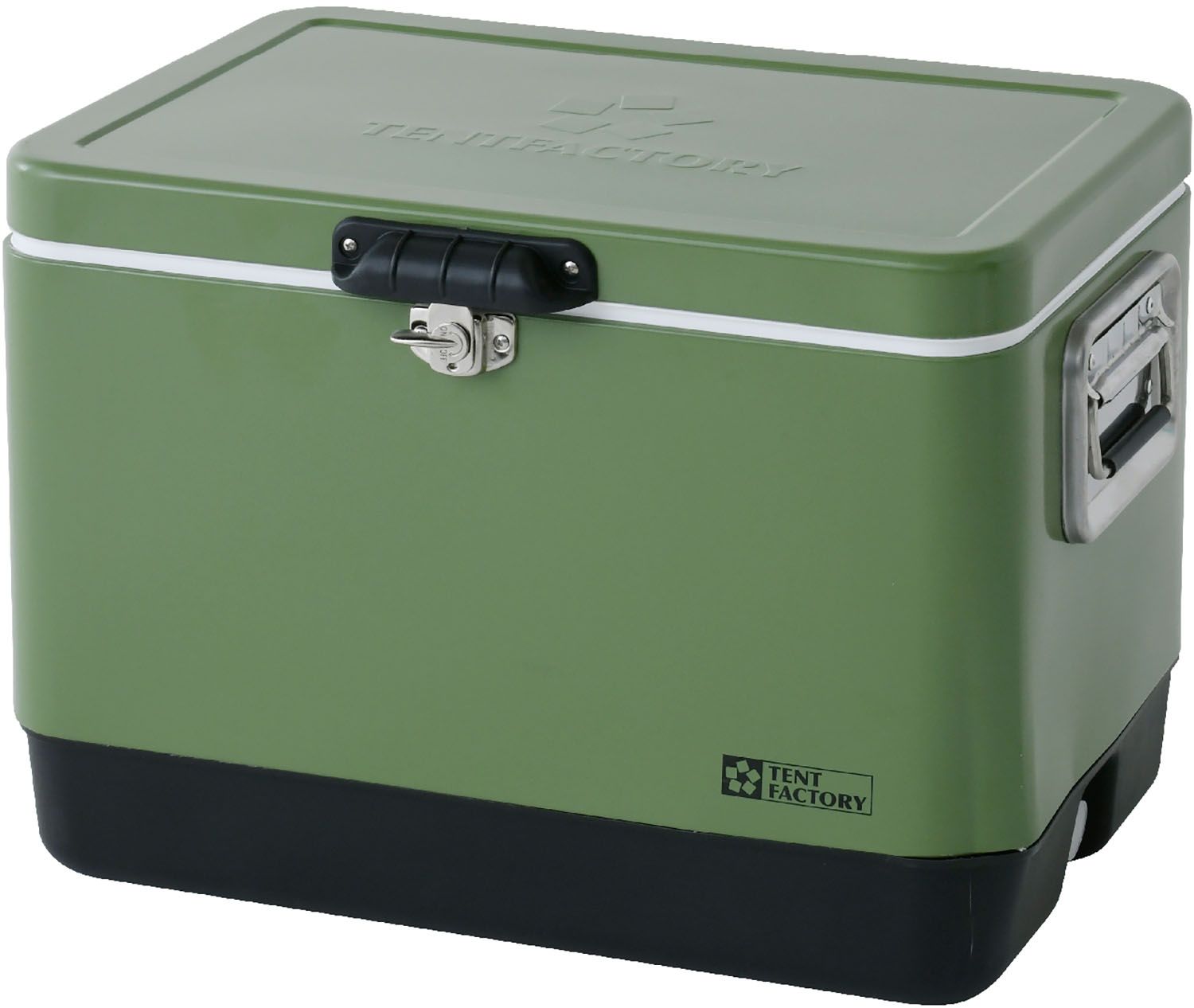 テントファクトリー TENT FACTORY アウトドア メタルクーラースチール