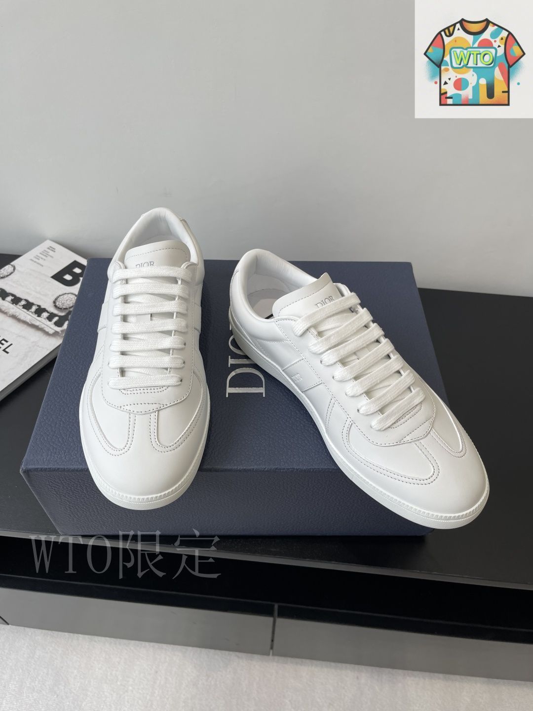 *洗練カジュアル*【DIOR】B01 スニーカー 国内発送 Dior HOMME(ディオールオム) / ローカットスニーカー/--/WHT/B01