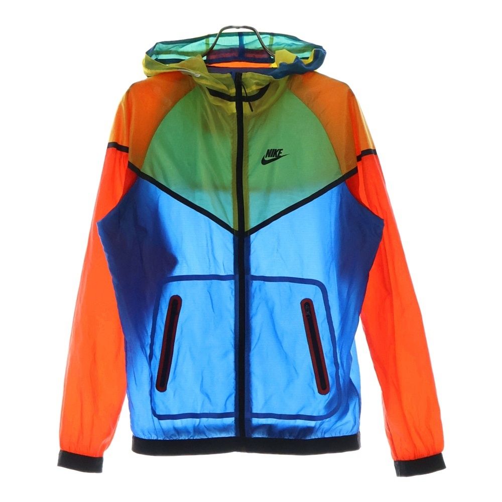 NIKEナイキウィンドランナー マルチカラーロゴウィンドブレーカーXL NIKE (ナイキ) HYPE WINDRUNNER 585110-720 ハイプウィンド