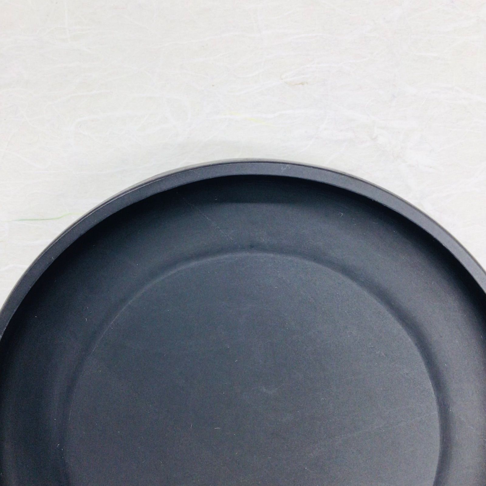 雨端硯 四寸胴張丸硯