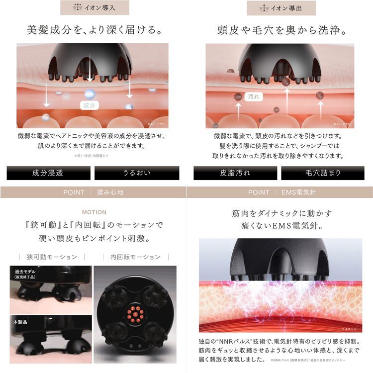 正規品☆新開発！イオン電気針ヘッドスパ 【MYTREX HEAD SPA