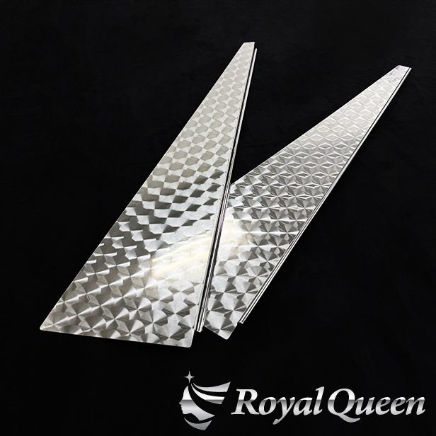 スーパーグレート　ウロコ＆鏡面ウィンドパネル　1.2cm丸棒巻 Yahoo!オークション - 丸棒1.2cm巻き 両面ウロコ 紐だし 新品
