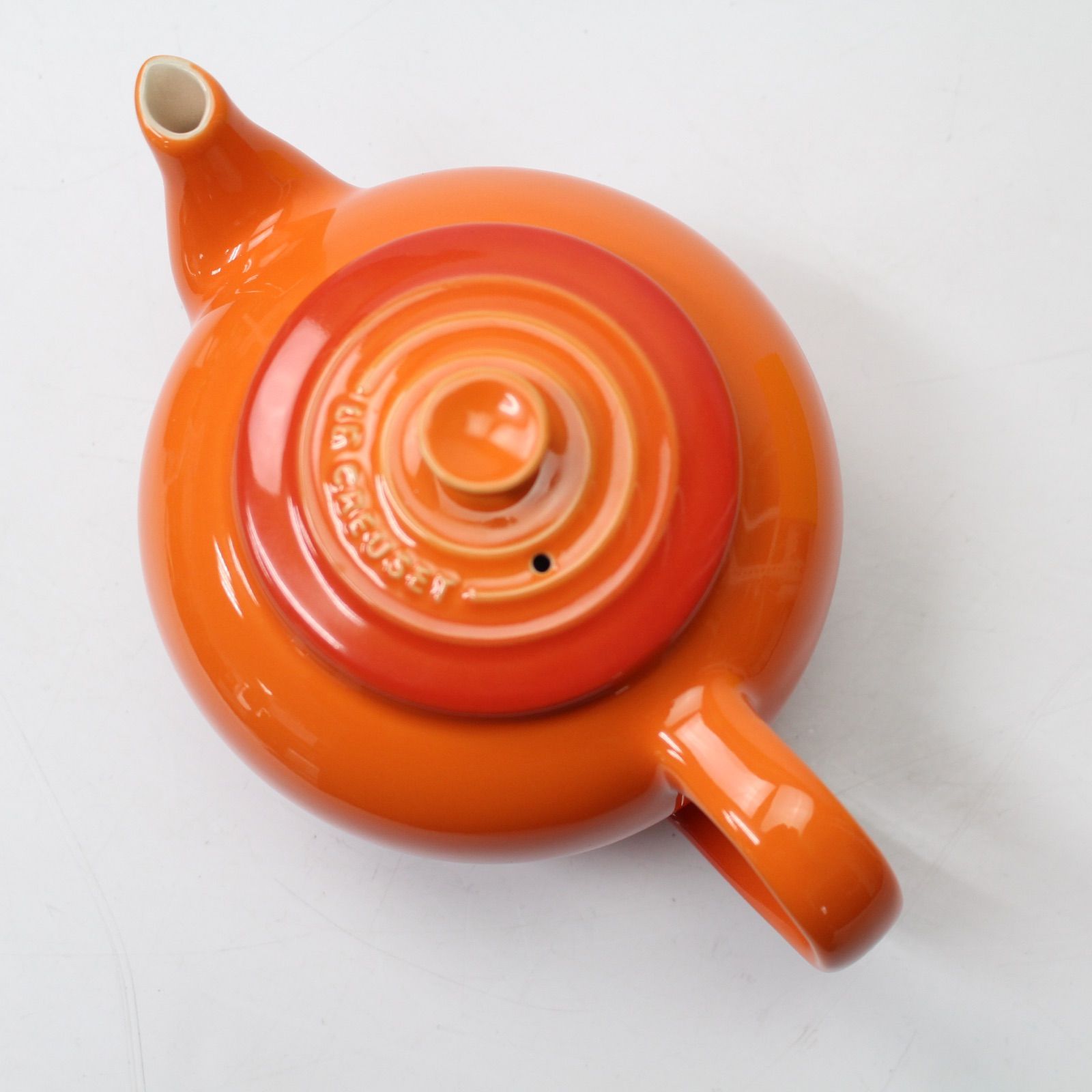 A204】LE CREUSET ティーポットセット オレンジ ル・クルーゼ - メルカリ