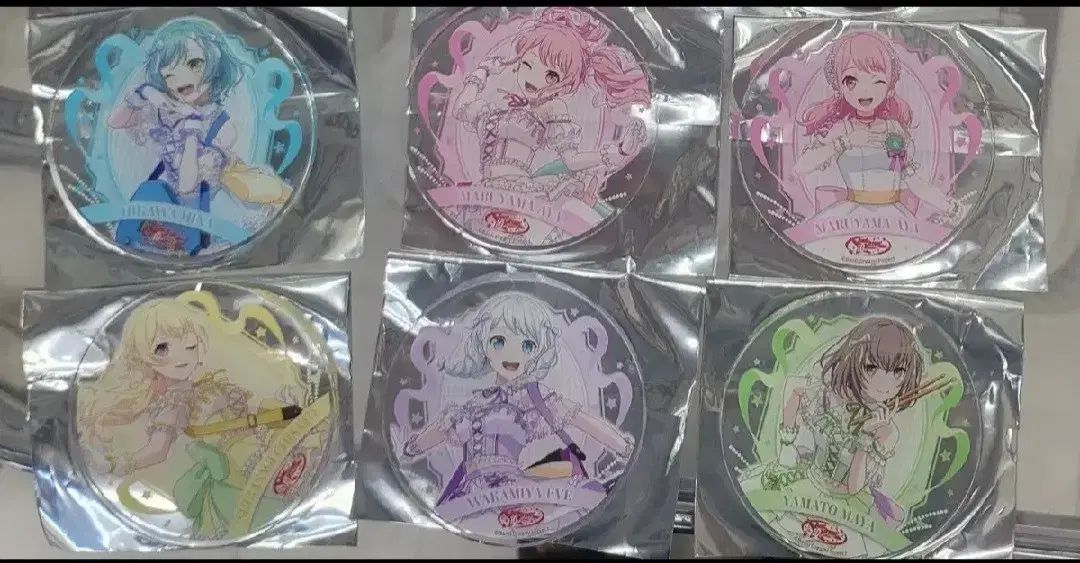 バンドリ ガールズバンドパーティ バンドリ パスパレ アクリル コースター 6 種 まとめ売り