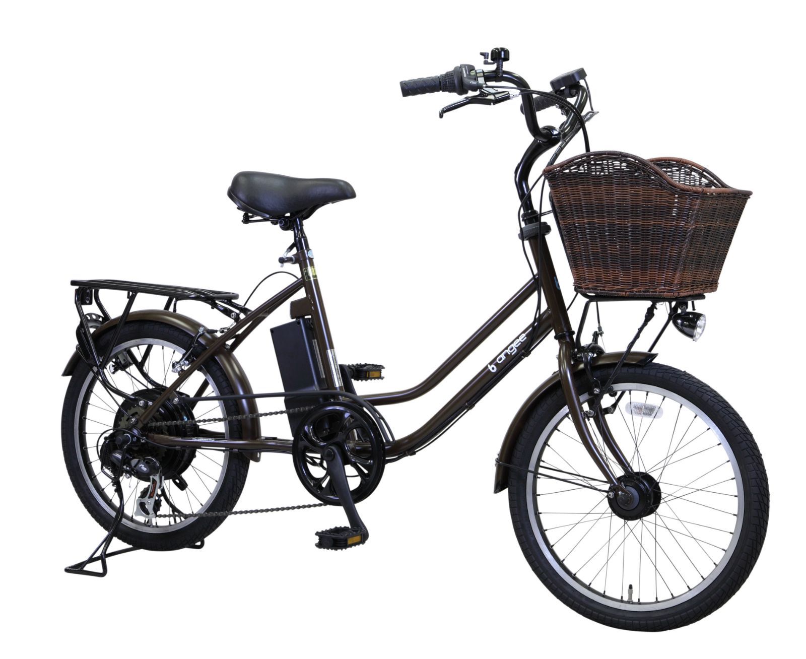 自転車 カゴ 前カゴ フロントバスケット 籐風ビニールバスケット