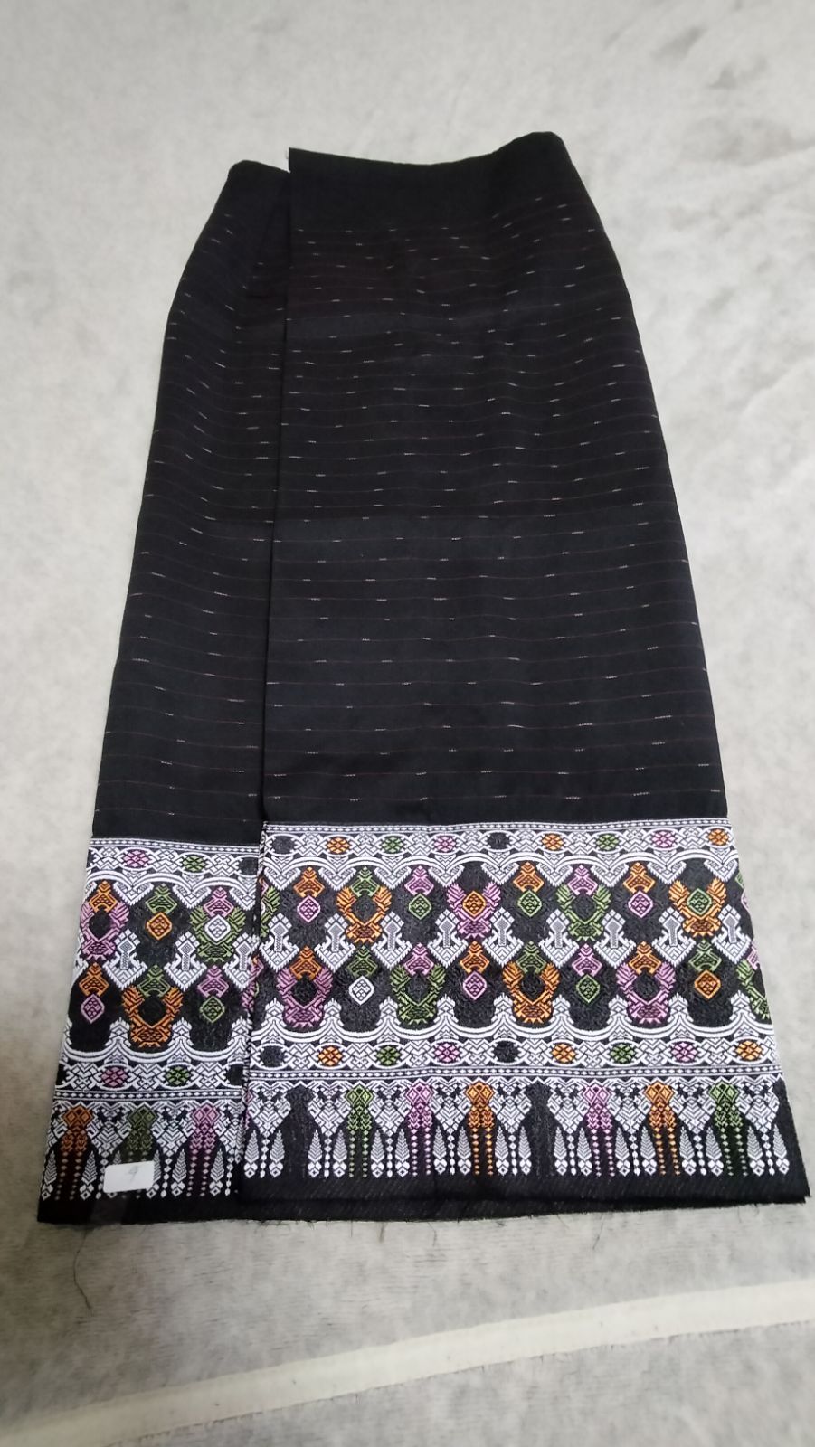 ハンドメイドロングスカート手織りコットンマットミー新品タイ製1点もの
