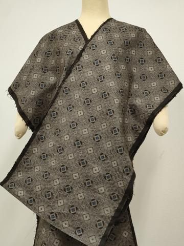 平和屋着物○上質な紬 風景文 正絹 逸品 DAAV1158tw