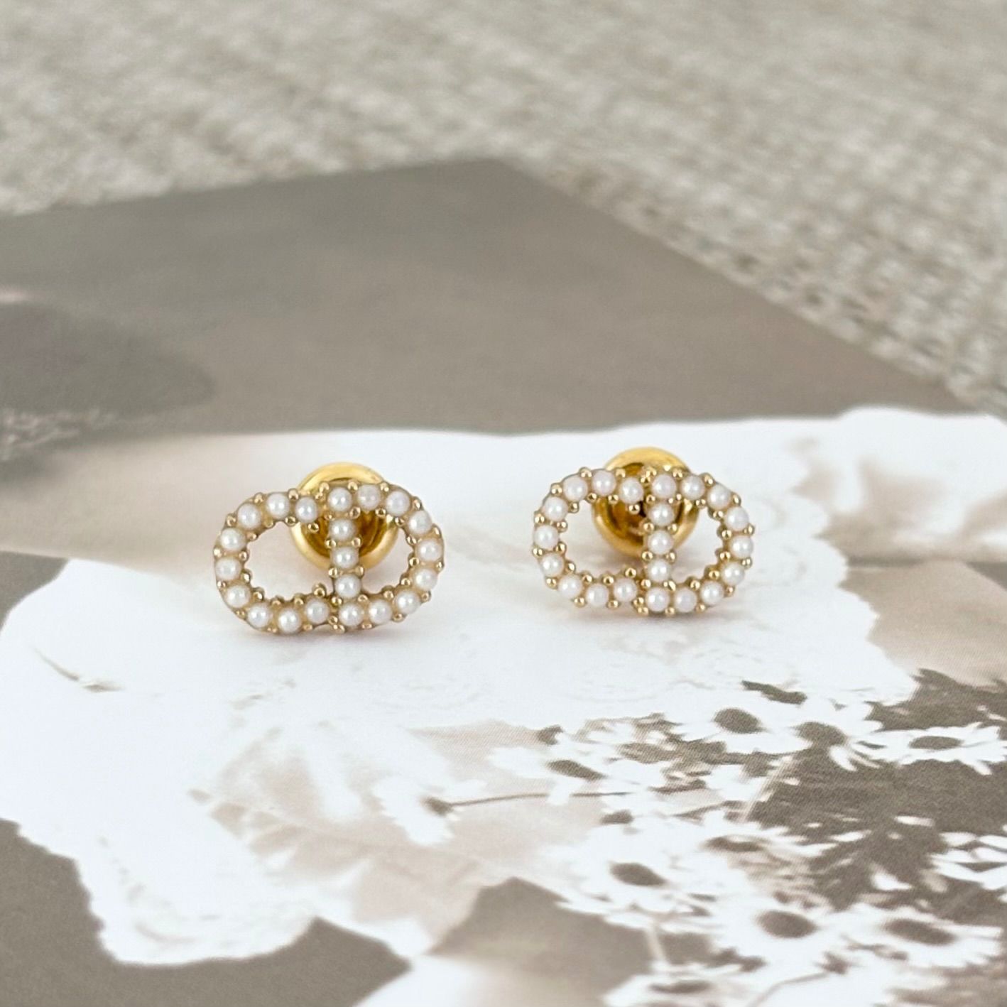 釘 ブレスレット 18K ゴールド ジルコニア リング付き nail ジュスト