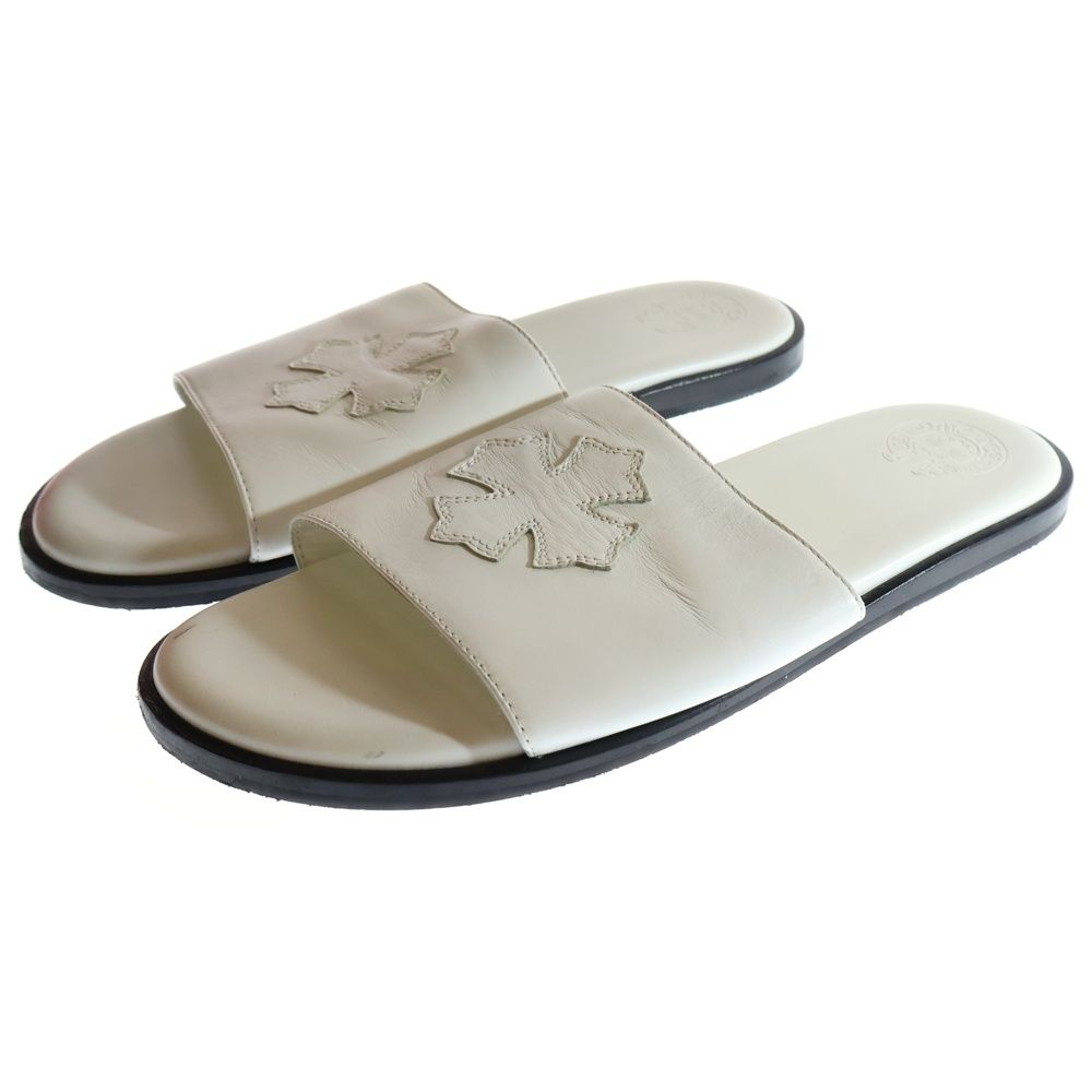 未使用品CHROME HEARTS サンダル 43（27cmクロムハーツ レザー dcfcc9dd6aca9cfa00d7dad0e12007